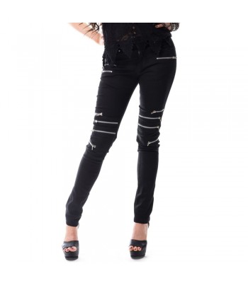 Women Remission Ladies Pants With Zipper Emo Pant Women Gothic Pant